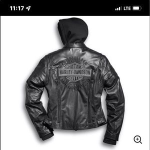 Beautiful 3 in 1 women’s Harley Davidson leather jacket XL